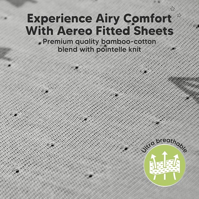 KeaBabies 2-Pack Fitted Crib Sheets for Boys, Girls, Baby - Soft Bamboo Viscose Cotton, 52x28 Standard Crib Mattress Sheets, Toddler Bed Mattress Cover, Gender Neutral, Breathable,Durable (Pearl Gray)
