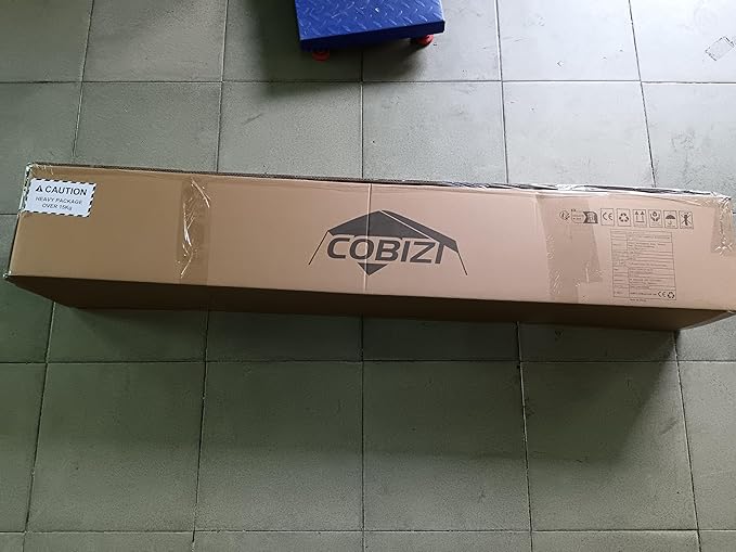 COBIZI 10x10 Pop Up Canopy Without Sidewall,Heavy Duty Canopy UPF 50+ All Season Wind Waterproof Commercial Outdoor Wedding Party Tents for Parties Canopy Gazebo with Carry Bag(10 x 10 ft White)