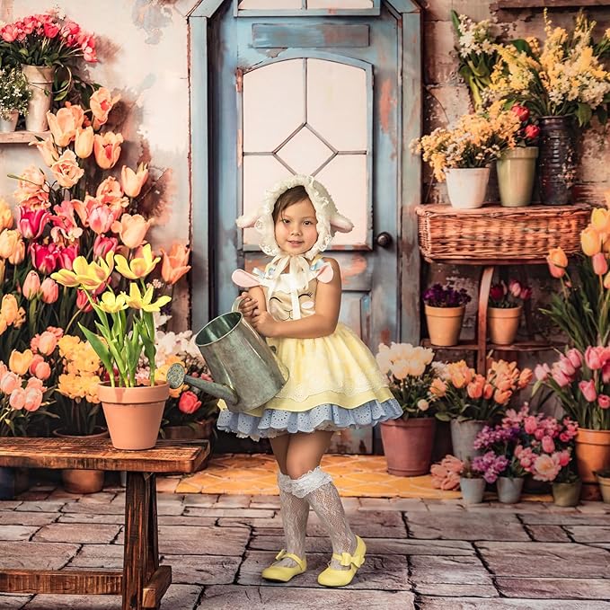 Kate Photography Floor Mats Vintage Brick Stone Wall Floor Backdrop Newborn Photography Props Rubber Floor Backdrop Mat for Professional Photo Studio 8x5ft