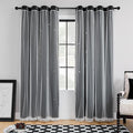 XiDi Black Out Curtains - Unicorn Kids Room Decor, Black & White 52" Wide 2 Panel Blackout