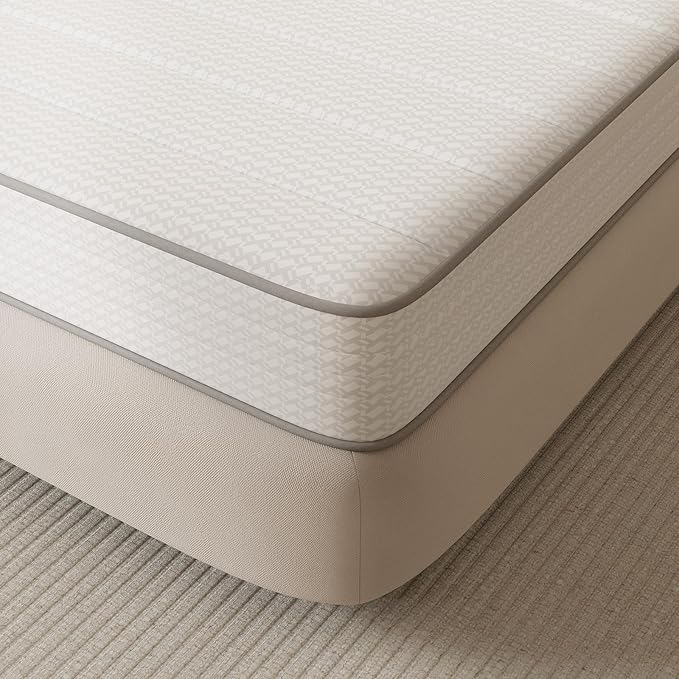 Novilla Full Size Mattress, 8 Inch Full Mattresses in a Box with Smarts™ Coil for Pressure Relief, Medium Plush Foam and Spring Hybrid Colchones with CertiPUR-US Certified for Kids