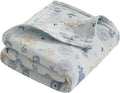 NTBAY 4 Layer Muslin Cotton Toddler Blanket, 30x40 Soft and Breathable Receiving for Newborns and Infants, Perfect for Crib, Stroller, Travel, Lightweight Nursery Blanket, Rustic Bloom
