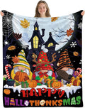 Christmas Blanket, Christmas Throw Blanket for Sofa Couch Room Bed, Xmas Gifts for Women Men Daughter Son Kids, Gifts for Thanksgiving, Pumpkin Gift, 60"x80"