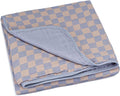 Parker Baby Muslin Blanket | 100% Soft Cotton Toddler Quilt & Baby Muslin Swaddle | Gender Neutral Design 47" x 47" Blanket