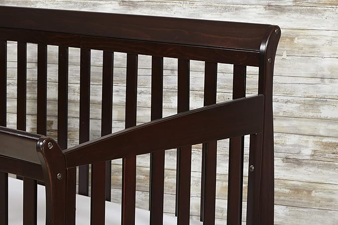 Suite Bebe Riley 4-in-1 Convertible Crib, Espresso Finish