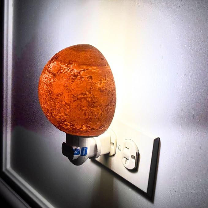 Moon Night Lights | Night Lamp LED Light | 3D Solar System NightLight, Planet Home Décor, Space Nursery, Kids Room, Space Gift, Birthday Gifts, Bedroom Decorations (Mercury, 5 Inch)