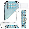 Urban Infant Tot Cot Kids Nap Mat - Toddler Preschool Daycare Bedding Cover with Blanket and Pillow - Seattle