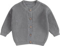 Newborn Baby Boy Girl Knit Sweater Cardigan Winter Warm Button Down Sweatshirt Top Outfit Cute Infant Fall Clothes