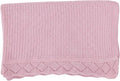Baby Knit Blanket, 100% Cotton Waffle Patterns, Soft, Cozy, Lightweight Swaddle for Newborn & Infant Swaddling Beige Neutral, Perfect Baby Shower Ideas Pink 30x40