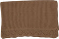 Baby Knit Blanket, 100% Cotton Waffle Patterns, Soft, Cozy, Lightweight Swaddle for Newborn & Infant Swaddling Beige Neutral, Perfect Baby Shower Ideas Mocha 30x40