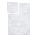 PopsyKosy Premium Baby Floor Play Mat - Thick & Cushioned 1 inch Playroom Foam Mat, Non-Toxic Odorless - 6 Tiles - Spacious 6x4 ft. - Stylish & Large, Waterproof for Kids & Toddlers - Lavender Gray