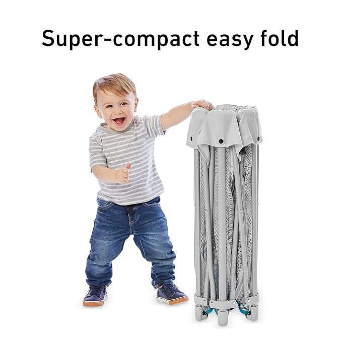 Graco Pack 'n Play LiteTraveler LX Playard Outdoor and Indoor Playspace with Compact Fold UV Canopy