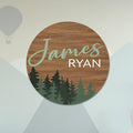 Chico Creek Signs Custom Nursery Sign, Woodland Theme Nursery Name Sign for Nursery Decor, Wall Art for Kids Room, Nursery Decor For Boys Room, Baby Shower Gifts, Newborn Gift (18""), Green