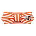 Creative Knitwear Rochester Institute of Technology Tigers Infant Girls Orange/White Striped Hair Knot Headband Embroidered Logo - Size Newborn - 4T