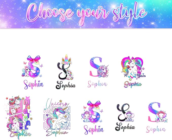 Ship Next Day, Custom Toddlers Blanket with Name for Girls Boys, Blinking Unicorn Blankets- Printed in USA, Personalized Baby Names Blankets for Kids Teens, Christmas Birthday Gifts for Grandchildren