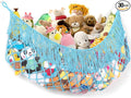Stuffed Animal Hammock - Extra Large 56'' Long, Stuffed Animal Storage, stuffed animal Holder net, Toy Hammock Large, Toy Storage Hanging Organizer - Blue