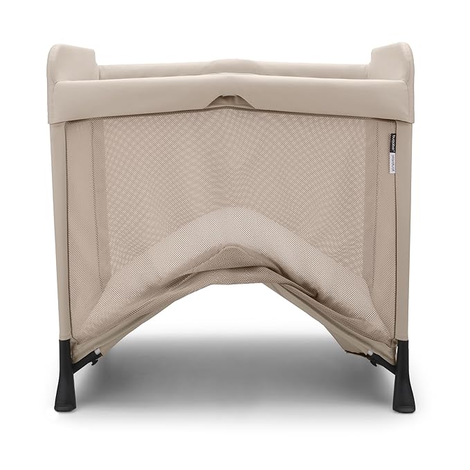 Bugaboo Stardust Playard - Portable Indoor and Outdoor - Foldable On The Go Play Yard - 1 Second Unfold (Taupe)