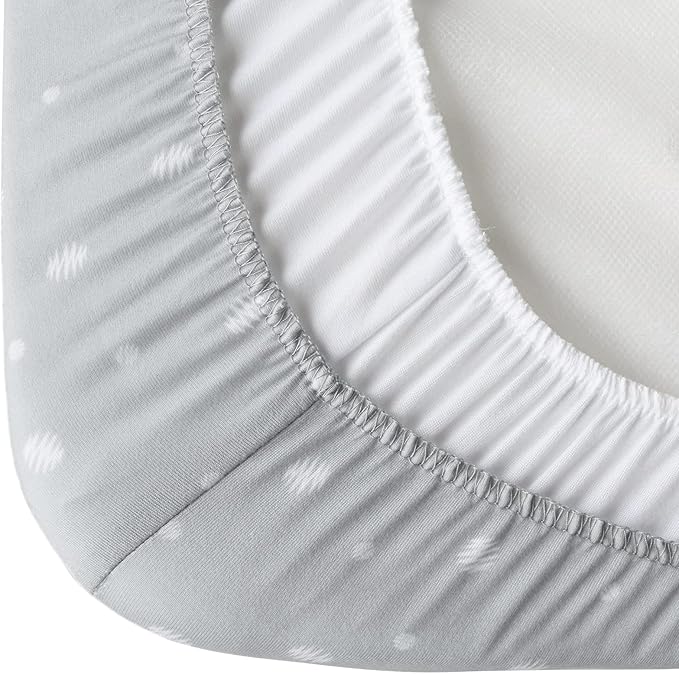 Bassinet Sheets - Fit for Airclub, Milliard, AMKE 3 in 1 (35" x 21"), Besrey, GoFirst, Dream On Me Traveler, Bellababy, MiClassic, Evolur Stellar Bassinet Bedside Sleeper, Ultra Soft & Super Stretchy