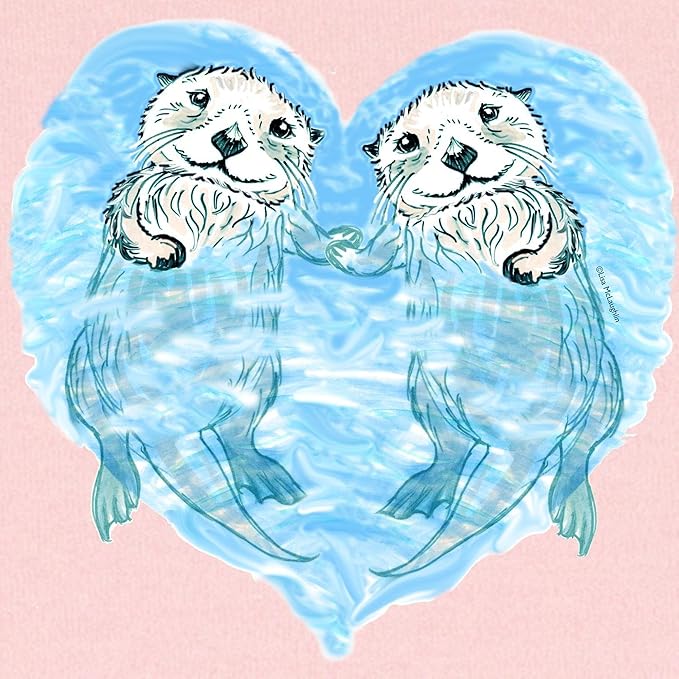 CafePress Sea Otters Holding Hands Baby Blanket, Super Soft Newborn Swaddle