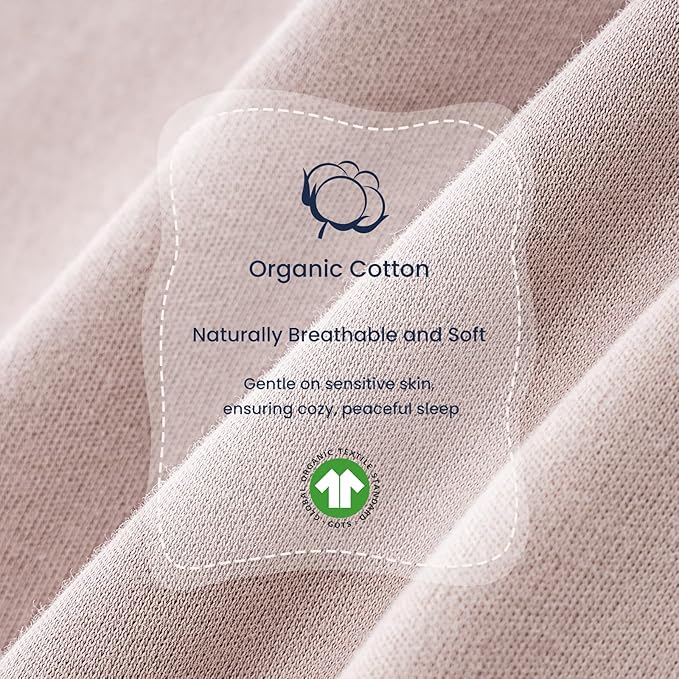 kaiya baby Unisex Sleeping Bag for Babies and Toddlers 1.0 Tog Sleep Sack 0-6 Months, Baby Sleep Sack, Newborn Sleep Sack, Wearable Blanket Baby, One Piece with Sleeves, Gifts for Baby, Pink
