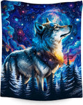Boys Blanket Wolf Blankets Gifts for Kids/Teens - Flannel Soft Cool Throws for Office, Sofa - 40"x50"