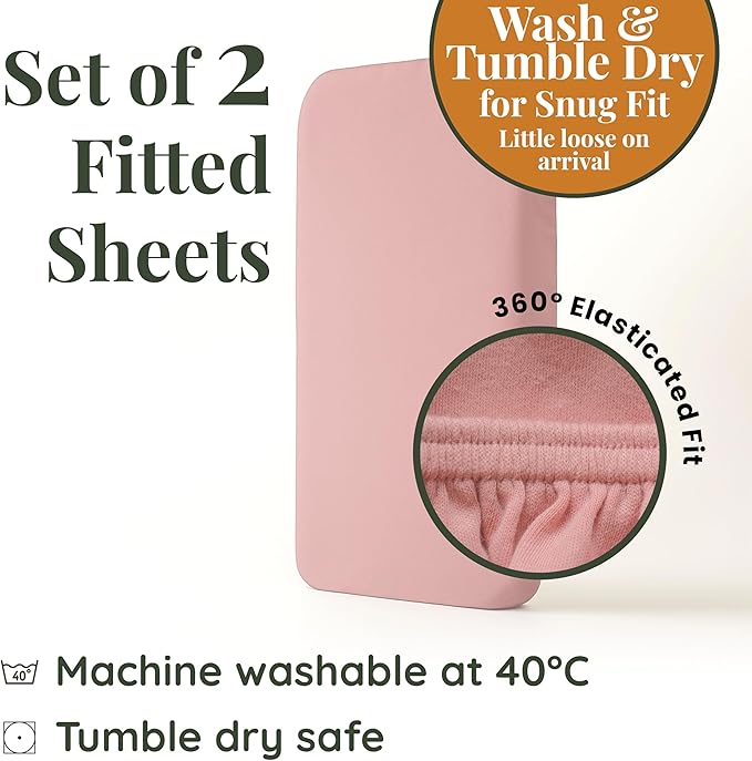 GOTS 100% Organic Bassinet Sheets - Luxurious Turkish Cotton for Halo, SNOO, Dream on Me Karley & Lacy, Delta Children and Simmons Kids City Sleeper Oval or Rectangle Bassinet Bed Pads or Mattresses