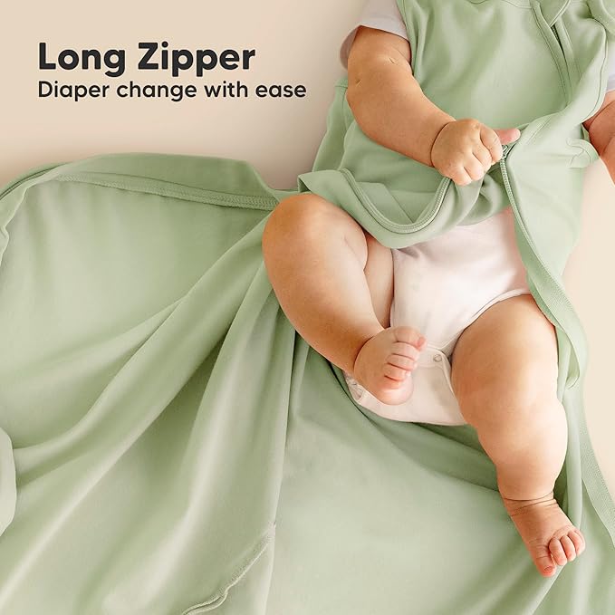 2-Pack Organic Baby Sleep Sacks, 100% Cotton - Soft & Breathable 0.5TOG Baby Wearable Blanket, Toddler Sleeping Sack 18-24 Months, Easy to Wear Transitional Swaddles for Newborns,Infants(Roarsome, L)