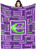 Dr.TOUGH Name Blanket Personalized Blanket for Adult Kids Flannel Customized Personalized Blankets and Throws