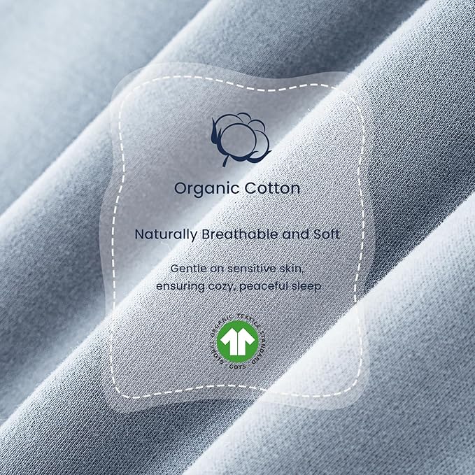 Unisex Sleeping Bag for Babies and Toddlers 1.0 Tog Sleep Sack 0-6 Months, Newborn Sleep Sack, Wearable Blanket Baby, One Piece Long Sleeves, Gifts for Baby