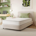 Novilla Queen Mattress, 6 Inch Queen Size Mattresses in a Box with Smarts™ Coil for Pressure Relief, Medium Plush Foam and Spring Hybrid Colchones with CertiPUR-US Certified for Kids