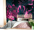 XMPMBM-Tropical Botanical backsplash Large Decorative Wallpaper Plant Leaf Bedroom Bathroom Wall Mural- W 88" X H 59"（36 Square Foot）
