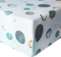 Premium Fitted Knit Crib Sheet/Toddler Sheet Lunar by Copper Pearl