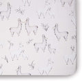 Oilo Crib Sheet, Breathable, Fitted, Turkish Cotton Jersey, 300 Thread Count, Machine Washable, Fits Standard Crib (28" x 52" x 6"), Toddler Bedding, Girl, Boy, & Neutral Nursery Design, Llama
