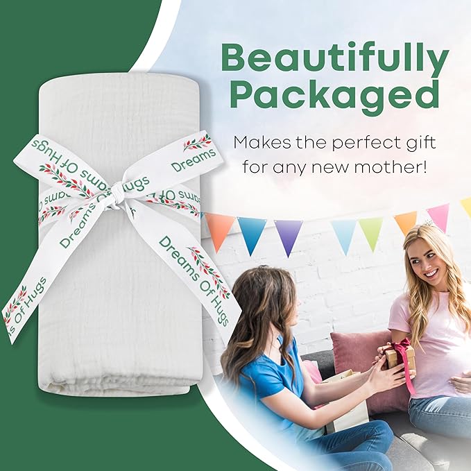 Extra Soft Muslin Fitted Crib Sheets 100% Organic Cotton Baby Crib Sheets for Standard Crib Mattress | 28 X 52 Inches