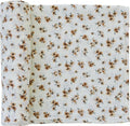 Mebie Baby Autumn Bloom Muslin Swaddle, Modern and Neutral Swaddle Blanket for Baby Girl or Boy, Soft Baby Blankets, Newborn Swaddle Blanket, 0-3 Month, Comfy Wrap, Baby Essentials & Gifts