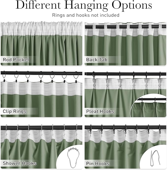 StangH Retro Green Velvet Curtains 84 Inches, Room Darkening Super Soft Drapes with Pleat Tape for Living Room Bedroom, Thermal Insulated Window Treatment, 52 x 84 Inch, 2 Panels