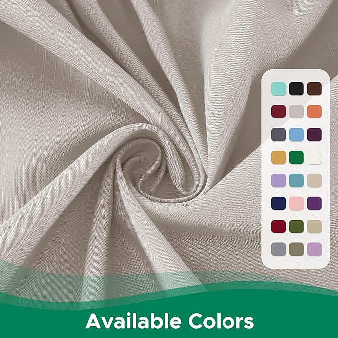 Biscaynebay Wrap Around Bed Skirts for King & Cal King Beds 15" Drop, Camel Grey Adjustable Elastic Dust Ruffles Easy Fit Wrinkle & Fade Resistant Silky Luxurious Fabric Machine Washable