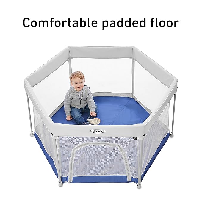 Graco Pack 'n Play LiteTraveler LX Playard Outdoor and Indoor Playspace with Compact Fold UV Canopy