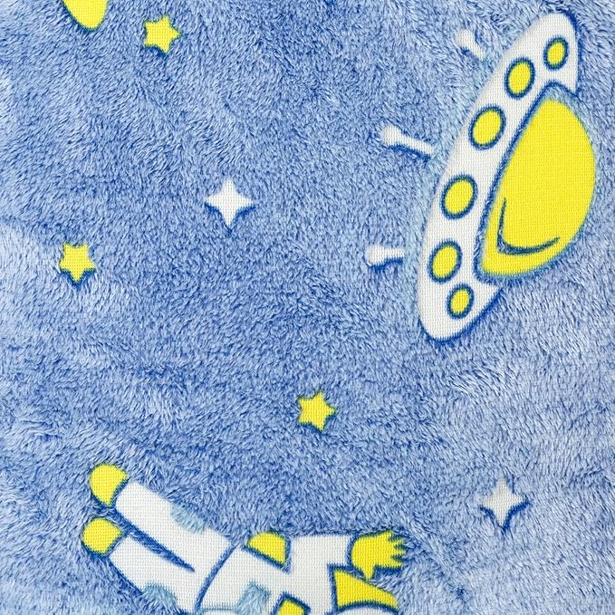 MeMoreCool Foldable Floor Mattress for Kids, Glow Toddlers Trifold Nap Mat, Kids Folding Mattress Portable Sleeping Futon for Daycare or Floor Bed, 57x22 Inch Blue