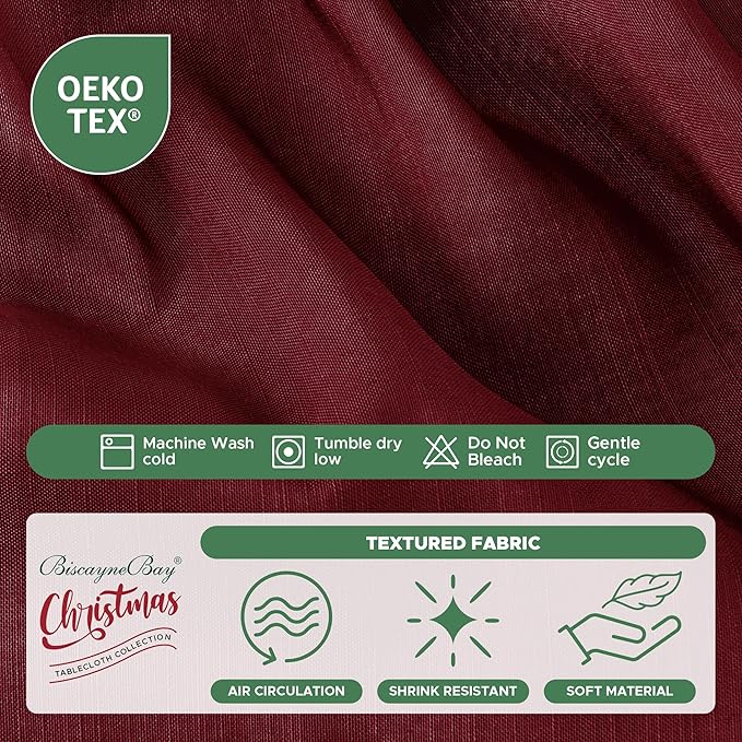 Biscaynebay Wrap Around Bed Skirts for Queen Beds Short Drop of 12", Burgundy Adjustable Elastic Dust Ruffles Easy Fit Wrinkle Resistant Silky Luxurious Fabric Machine Washable