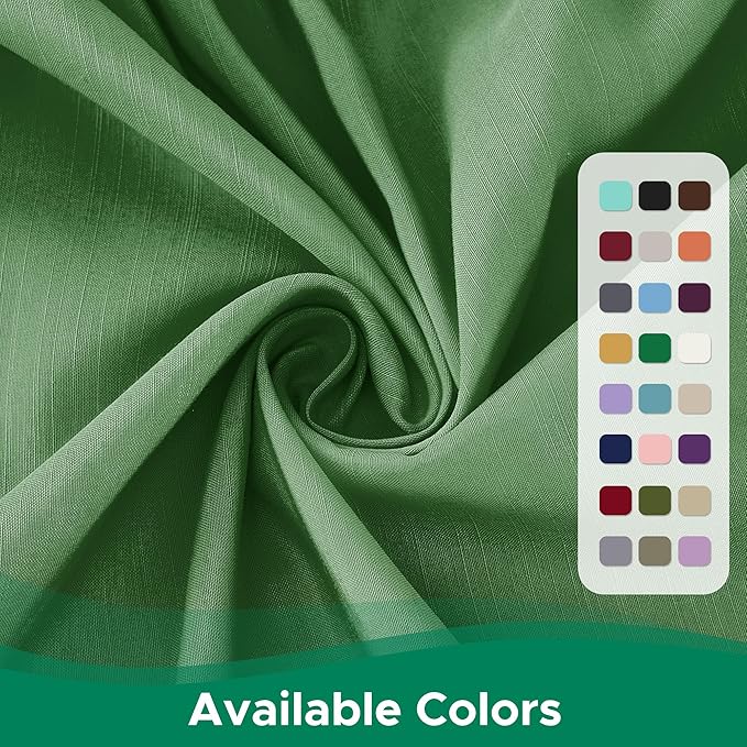 Biscaynebay Wrap Around Bed Skirts for King & Cal King Beds 17" Long Drop, Sage Adjustable Elastic Dust Ruffles Easy Fit Wrinkle Resistant Silky Luxurious Fabric Machine Washable