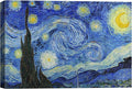 SIGNWIN - Canvas Wall Art - Van Gogh Star Moonlight Night - Poster Giclee Wall Decorations for Living Room High Definition Printed - 12x18 inches