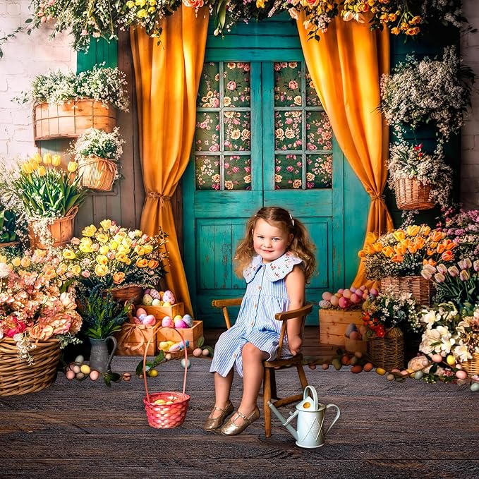 Kate Dark Brown Wood Floor Backdrop Photography Floor Mats Wooden Wall Rubber Flooring Mat Newborn Photography Props for Photo Studio 10x8ft (Included 2 Pcs 5x8ft)