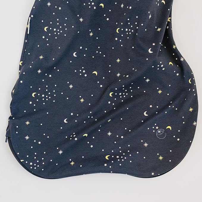 Ecolino Organic Cotton Baby Sleep Sack - 2-Way Zipper Baby Wearable Blanket - Infant Sleeping Bag Sack - 6-18 Months - Milky Way