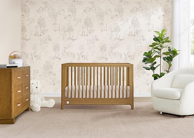 Delta Children babyGap Wren 4-in-1 Convertible Crib Greenguard Gold Certified, Acorn