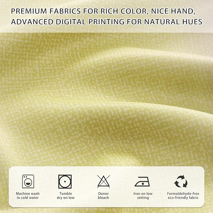 XiDi Grey Green Yellow 72 Inches Curtains for Girls Bedroom 2 Panels Set, Blackout Rainbow Curtains for Kids Room Decor, Unicorn Wall Decals Drapes for Little Girl Nursery Room 52 Inches Wide