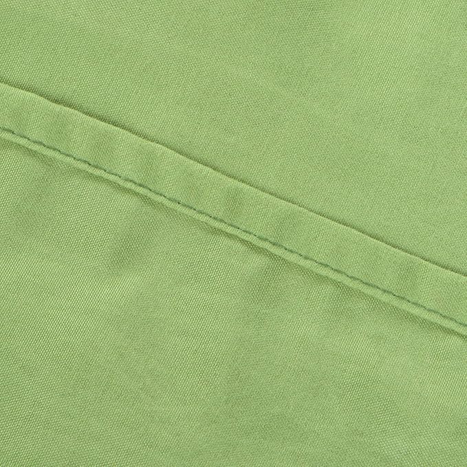NTBAY Toddler Sheet Set - 3-Piece Microfiber Crib Sheet Set - Flat Sheet, Fitted Sheet, Pillowcase - Solid Toddler Bedding, Green