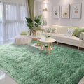 Sage Rug Collection - 6 x 9' Non-Slip Height Pile 1.4" Plush Rug Rubber Backing - Throw Rugs Carpet for Bedroom