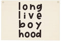 Boy Boho Rectangular Banner Flag Wall Decor Gift for Baby Boy Kids,Nursery Playroom Reading Room Bedroom Front Decor-Long Live Boy Hood-Baby Present Shower,Birthday Christmas Gift