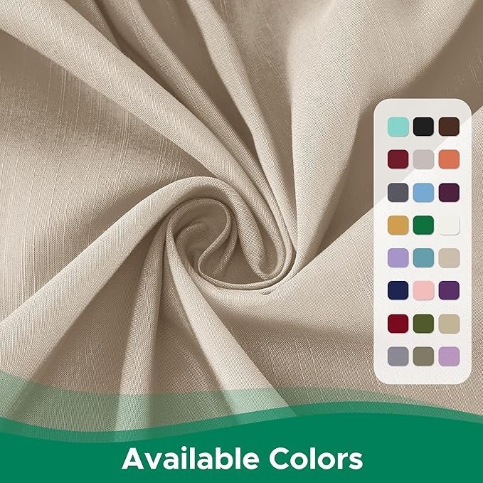 Biscaynebay Wrap Around Bed Skirts for Queen Beds with Short Drop of 12", Light Camel Adjustable Elastic Dust Ruffles Easy Fit Wrinkle Resistant Silky Luxurious Fabric Machine Washable